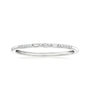 Sterling Silver Diamond Ring